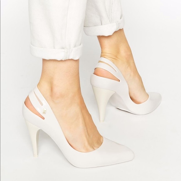classic white heels